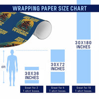 Funny Bigfoot Dirt Bike Wrapping Paper Roll Born To Ride Dirt Bikes Forced To Go To School - Wonder Print Shop