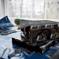 Funny Bigfoot Fishing Wrapping Paper Roll Bassquatch Sasquatch In The Forest Yeti - Wonder Print Shop