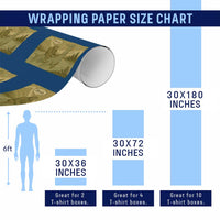 Funny Bigfoot Fishing Wrapping Paper Roll Sasquatch Loch Ness Monster Introvert Bruh - Wonder Print Shop
