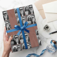 Funny Bigfoot Photobooth Xmas Wrapping Paper Roll Sasquatch Jesus Christian Xmas - Wonder Print Shop