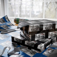 Funny Bigfoot Selfie Christmas Wrapping Paper Roll Santa Reindeer Sasquatch Xmas - Wonder Print Shop