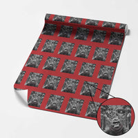 Funny Bigfoot Selfie Wrapping Paper Roll Sasquatch Alien UFO Christmas - Wonder Print Shop
