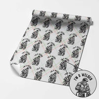 Funny Bigfoot Welder Wrapping Paper Roll I Can Do Amazing Things