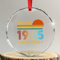Funny Birthday Crystal Glass Ornament Vintage 1965 Limited Edition Bday Party - Wonder Print Shop