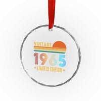 Funny Birthday Crystal Glass Ornament Vintage 1965 Limited Edition Bday Party - Wonder Print Shop