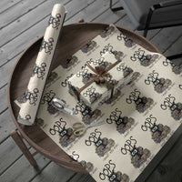 Funny Black Cat Bookworm Gift Wrapping Paper Roll Oops I Bought More Books