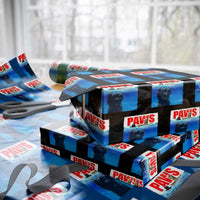 Funny Black Cat Wrapping Paper Roll PAWS Parody Kitten Mouse Humorous - Wonder Print Shop