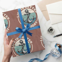 Funny Boating Wrapping Paper Roll Life Is Better On A Boat - Wonder Print Shop