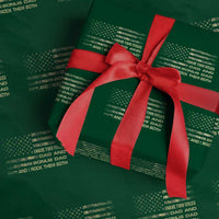 Funny Bonus Dad Wrapping Paper Roll Step Dad Camo American Flag Fathers Day - Wonder Print Shop