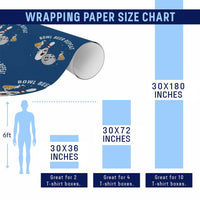 Funny Bowling Beer Lover Gift Wrapping Paper Roll Bowl Beer Repeat - Wonder Print Shop
