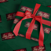 Funny Brazilian Jiu Jitsu Wrapping Paper Roll BJJ Tactical Hugging Choke Jiujitsu Martial Arts - Wonder Print Shop