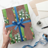 Funny Cactus Plant Lover Wrapping Paper Roll What The Fucculent - Wonder Print Shop
