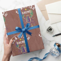 Funny Cajun Crawfish Boil Mardi Gras Wrapping Paper Roll Crawfish Krewe
