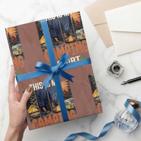 Funny Camper Glamper Wrapping Paper Roll This Is My Camping Shirt - Wonder Print Shop