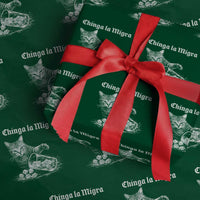 Funny Cat Anti ICE Meme Wrapping Paper Roll