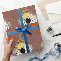 Funny Cat Bowling Gift Wrapping Paper Roll Purrfect Striker - Wonder Print Shop
