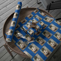 Funny Cat Christmas Wrapping Paper Roll Ring There is Motion at Your Front Door Meme Xmas Tree - Wonder Print Shop