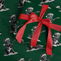 Funny Cat Guitar Wrapping Paper Roll Rock and Roll Christmas - Wonder Print Shop