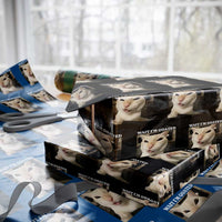 Funny Cat Meme Lover Wrapping Paper Roll Wait Im Goated