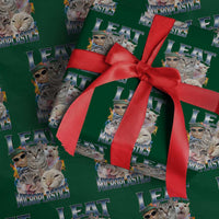 Funny Cat Meme Wrapping Paper Roll I Eat Microplastics - Wonder Print Shop