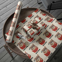 Funny Cat Reading Wrapping Paper Roll Book Lover - Wonder Print Shop