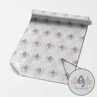 Funny Cat San Francisco Golden Gate Wrapping Paper Roll