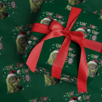 Funny Cat Throwing Dart Ho Ho Ho Wrapping Paper Roll Christmas Gift For Dart Player - Wonder Print Shop