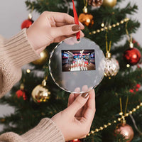 Funny Cats Bowling Battle Crystal Glass Ornament Gift For Cat Lovers TS12