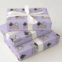 Funny Chicken Bunny Ears Wrapping Paper Roll Not Our Job Easter Gift