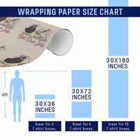 Funny Chicken Bunny Ears Wrapping Paper Roll Not Our Job Easter Gift
