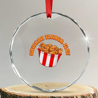 Funny Chicken Tender Slut Crystal Glass Ornament Tendies Bucket TS02