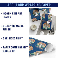 Funny Christian Easter Wrapping Paper Roll Guess Whos Back Jesus Religious - Wonder Print Shop