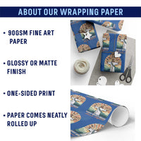 Funny Christian Easter Wrapping Paper Roll Guess Whos Back Jesus Religious