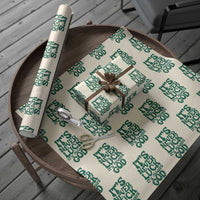 Funny Christian Faith Wrapping Paper Roll It's Never Luck It's Always God