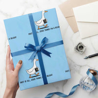 Funny Christian Goose Wrapping Paper Roll Jesus Thinks I'm A Delight