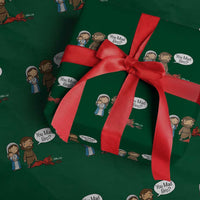 Funny Christian Wrapping Paper Roll You Mad Bro Matthew 2:16 - Wonder Print Shop