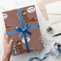 Funny Christian Wrapping Paper Roll You Mad Bro Matthew 2:16 - Wonder Print Shop