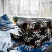 Funny Christmas Being Related To Me is Really The Only Gift You Need Wrapping Paper Roll - Wonder Print Shop