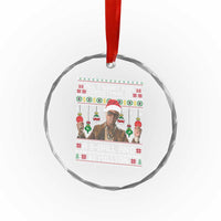 Funny Christmas Billy Meme Crystal Glass Ornament All I Want For Christmas Is A 8 Ball And 2 Million Dollars - Wonder Print Shop