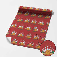 Funny Christmas Bowling Wrapping Paper Roll Spare Me Its Xmas Festive Holiday - Wonder Print Shop