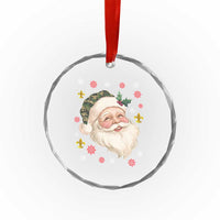 Funny Christmas Cajun Louisiana Santa Papa Noel Crystal Glass Ornament TS11