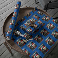 Funny Christmas Couple Wrapping Paper Roll Italian Brainrot Meme - Wonder Print Shop
