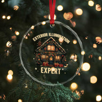 Funny Christmas Crystal Glass Ornament Exterior Illumination Expert Xmas Lights Home Decor TS02