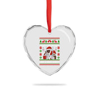 Funny Christmas Diddy Heart Crystal Glass Ornament Aint No Party Like A Diddy Party Baby Oil Dirty Ugly Xmas - Wonder Print Shop