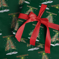 Funny Christmas Fishing Wrapping Paper Roll Merry Fishmas Fish Xmas Tree Star - Wonder Print Shop