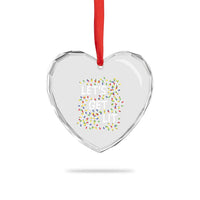 Funny Christmas Heart Crystal Glass Ornament Let's Get Lit Led Lights Xmas - Wonder Print Shop