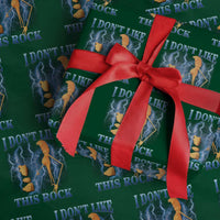 Funny Christmas Marcus The Worm Wrapping Paper Roll I Don't Like This Rock Brain Rot - Wonder Print Shop
