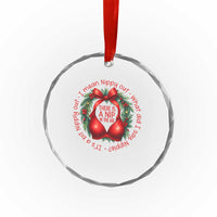 Funny Christmas Movie Crystal Glass Ornament Its A Bit Nipply Out I Mean Nippy Out What Did I Say Nipple TS11