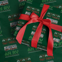 Funny Christmas Movie Wrapping Paper Roll That There's An RV Camping Motorhome Bell - Wonder Print Shop