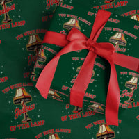 Funny Christmas Movie Wrapping Paper Roll You Were Always Jealous Of This Lamp Italian Leg Lamp - Wonder Print Shop